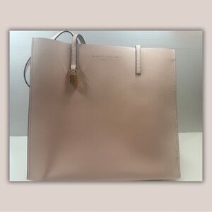 MARC JACOBS “THE GRIND” COATED LEATHER TOTE | PINK